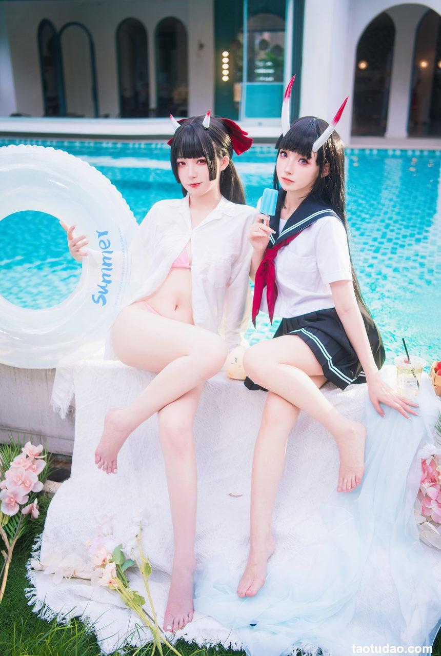 封疆疆v – &祖木子 能代x酒匂泳装 [43P-582MB]