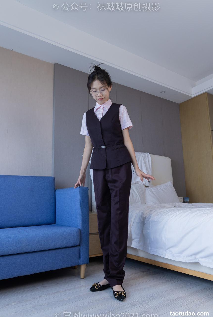 [BoBoSocks袜啵啵]NO.271 芝士-平底鞋、短肉丝、银行制服[147P+1V／6.04GB]