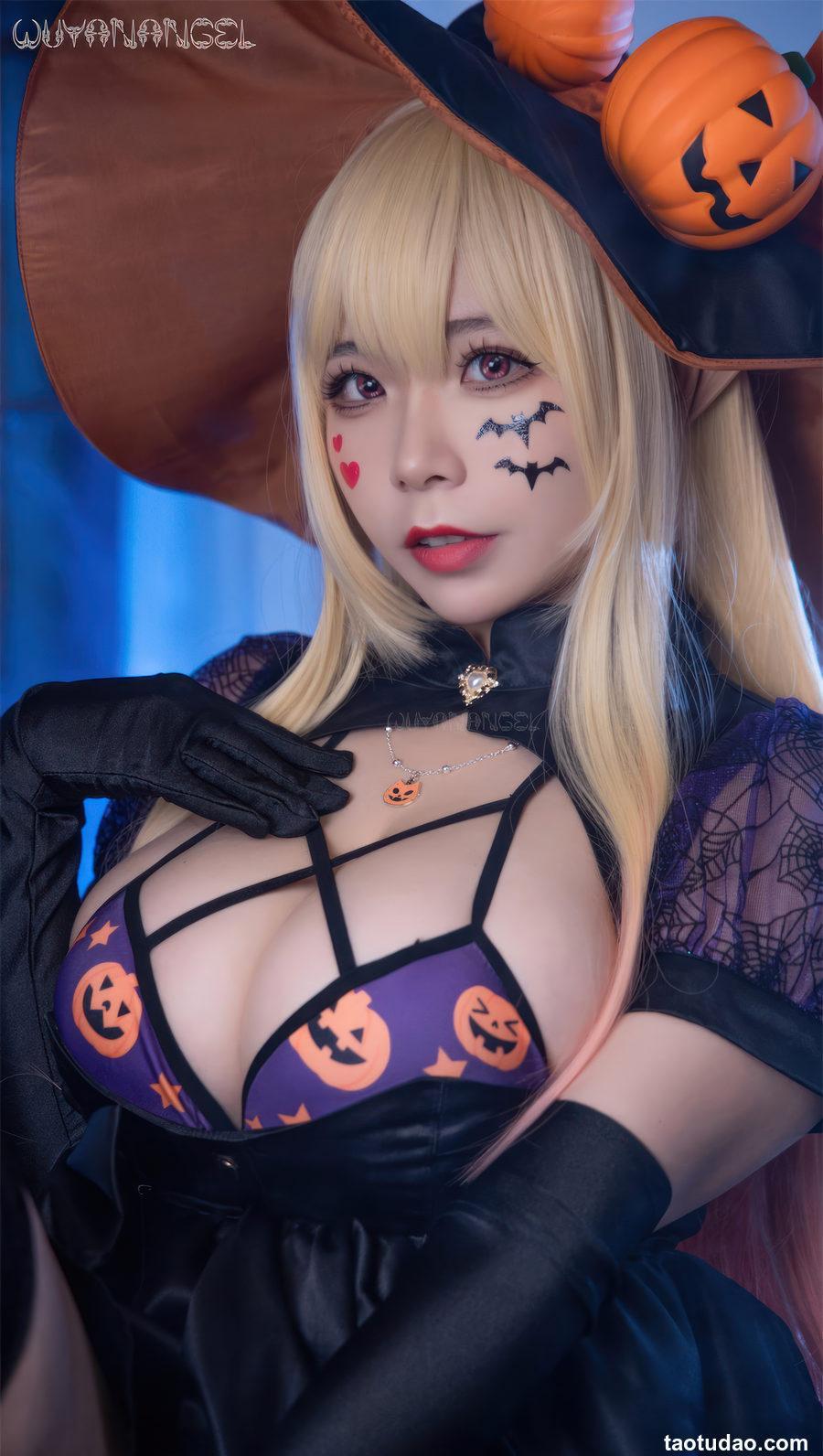 自闭颜球球(无颜小天使wy) - 喜多川海梦万圣节 [46P-414MB]