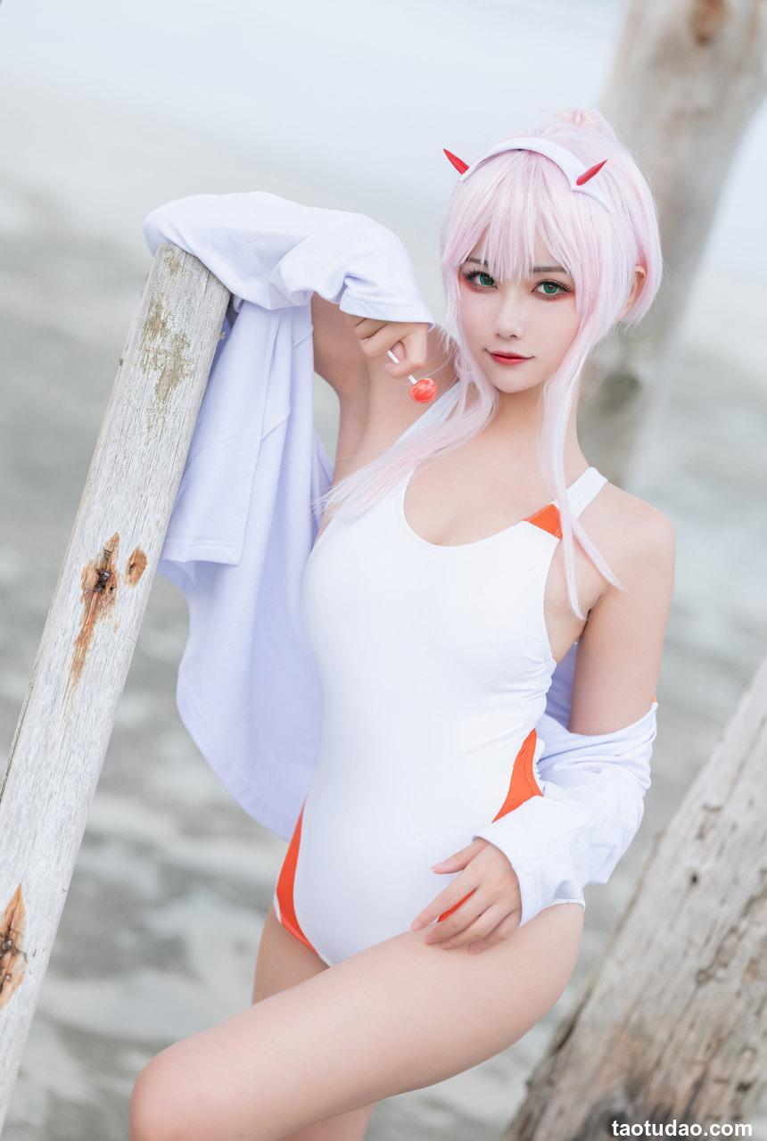 Momoko葵葵 - DARLING in the FRANXX 02 泳装 兔女郎&花嫁 [61P-858MB]