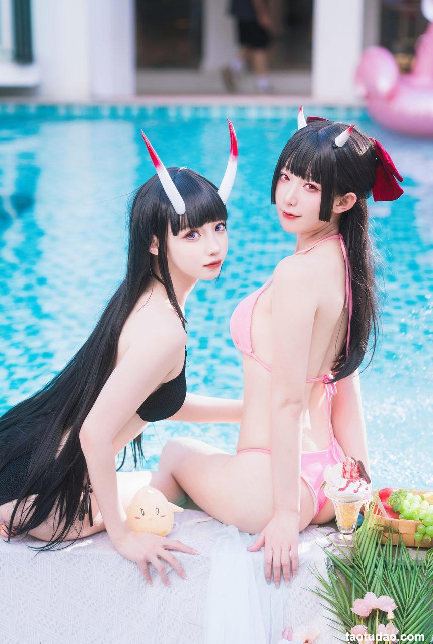 封疆疆v – &祖木子 能代x酒匂泳装 [43P-582MB]