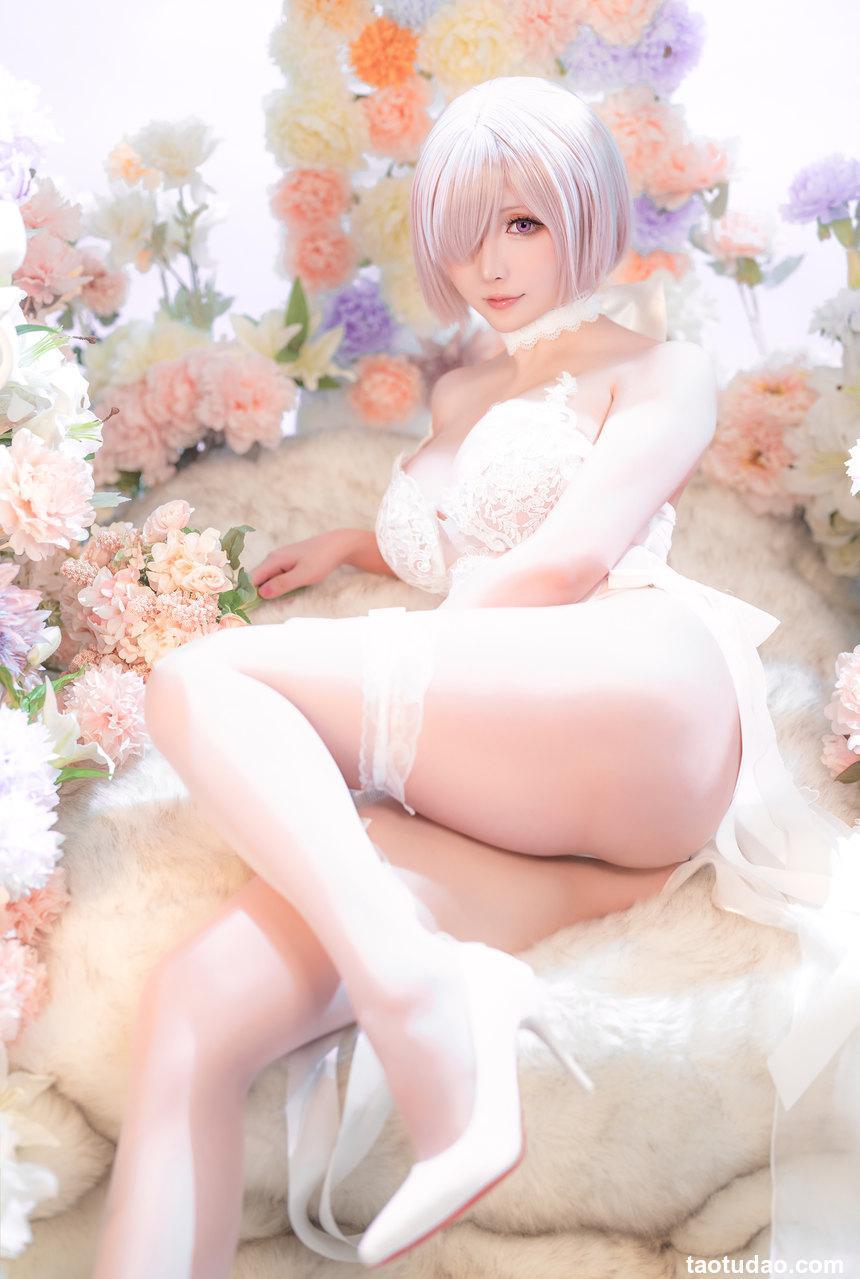 [星之迟迟]2023 3月计划C FGO 玛修婚纱 [78P+1V-425MB]