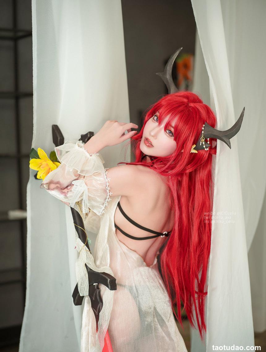 切切celia - 明日方舟 史尔特尔泳装 [27P-211MB]