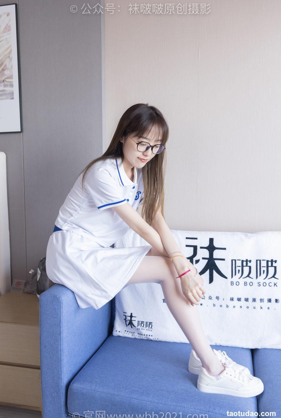 [BoBoSocks袜啵啵]NO.344 稚予-板鞋、平底鞋、白丝[150P+1V／6.42GB]