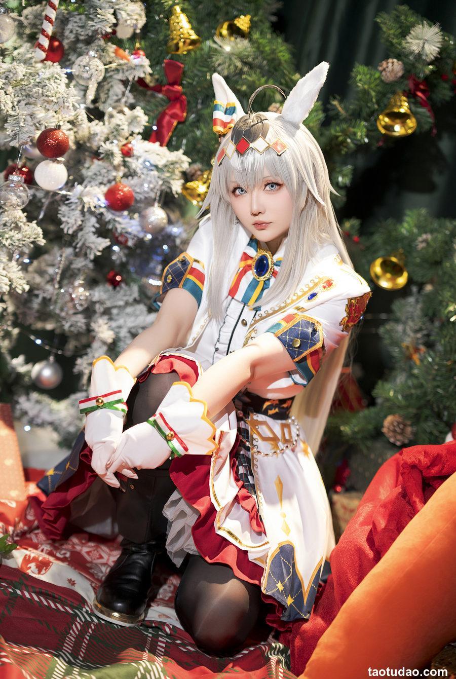 星之迟迟 2023-12月计划赠品 赛马娘-小栗帽 圣诞衣装 [48P-349MB]