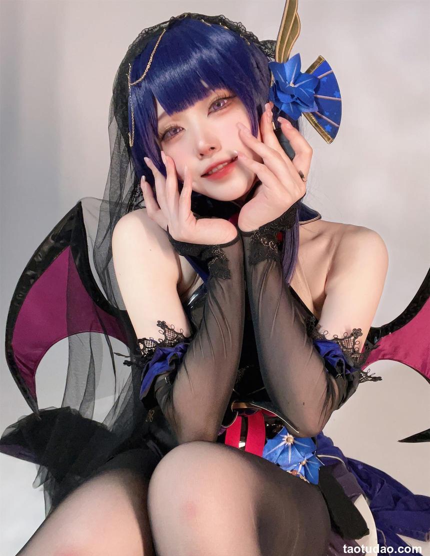 安食Ajiki 原神 雷电将军魅魔 [35P-259M]