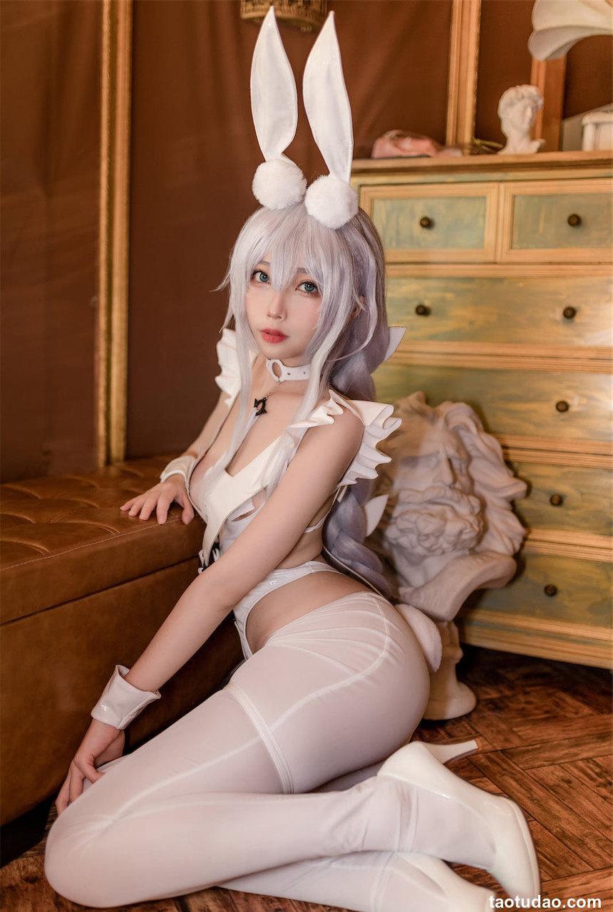 杏仁曲奇 - 碧蓝航线 恶毒白兔 [40P-229MB]