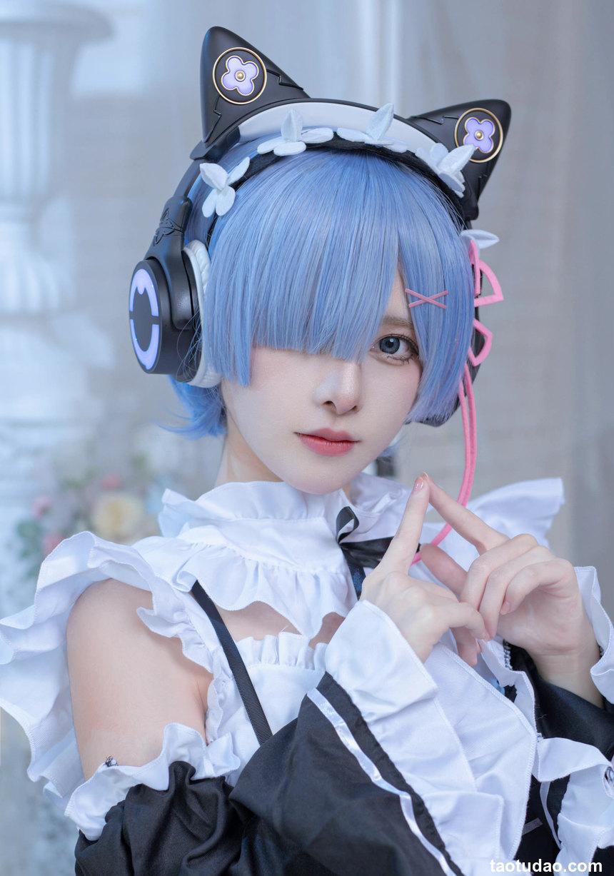 腥味猫罐 - REM蕾姆 [12P-76MB]