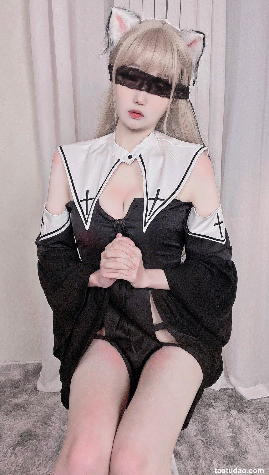 奶凶小琪 - 修女 [12P-37MB]