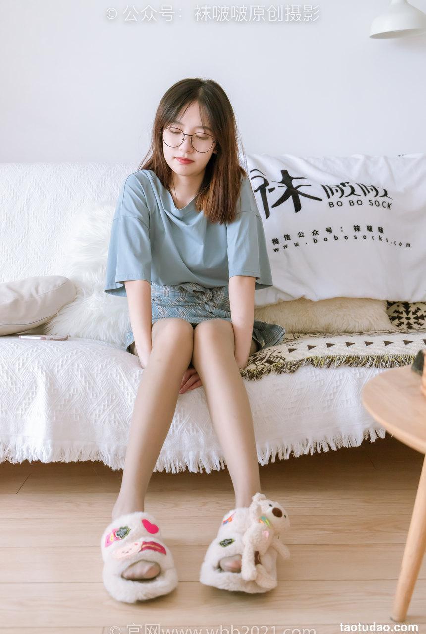 [BoBoSocks袜啵啵]NO.239 小甜豆-棉拖鞋、灰丝、裸足[140P+1V／5.22GB]