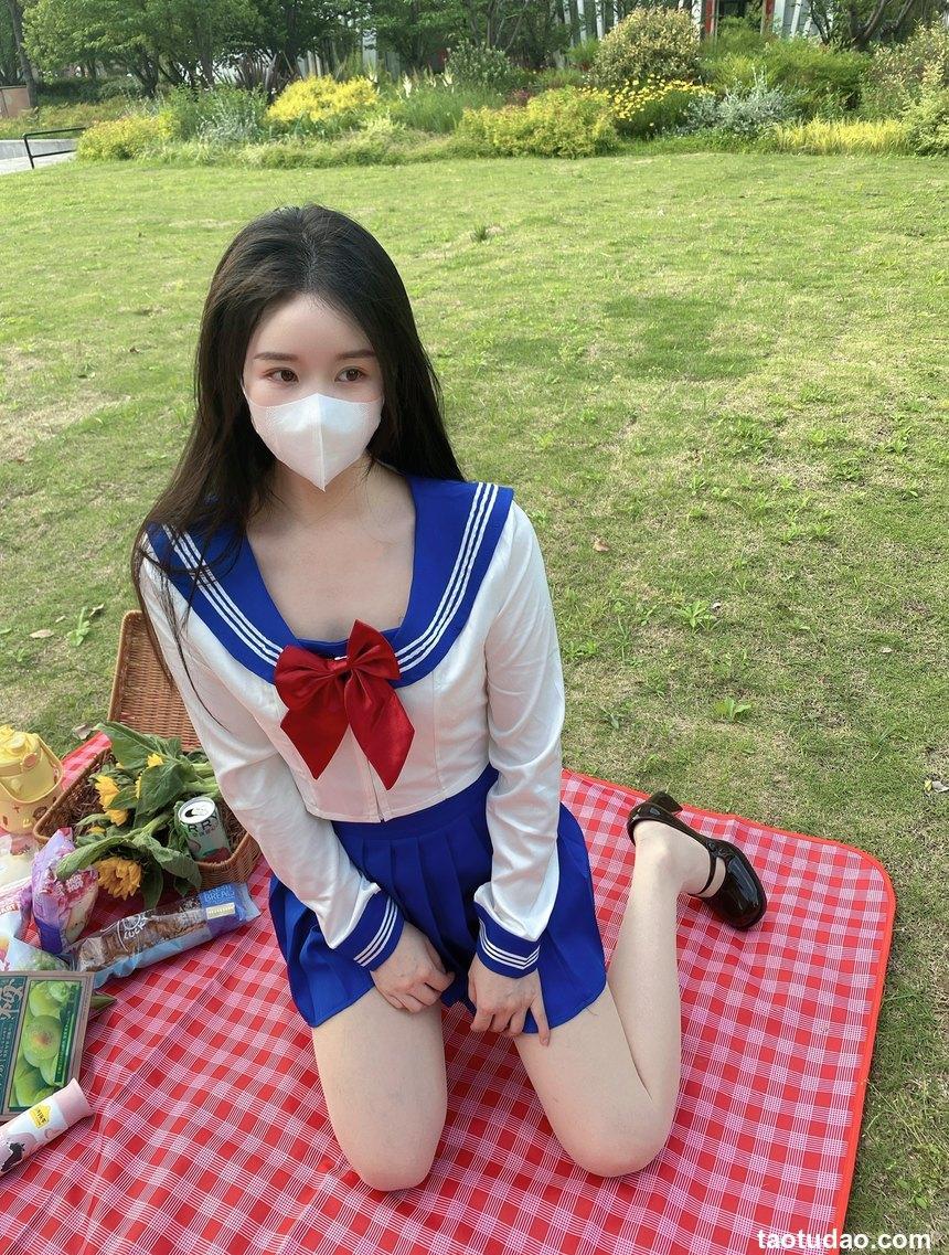 软妹小九九[July芝岚] - 户外野餐 [59P-88MB]