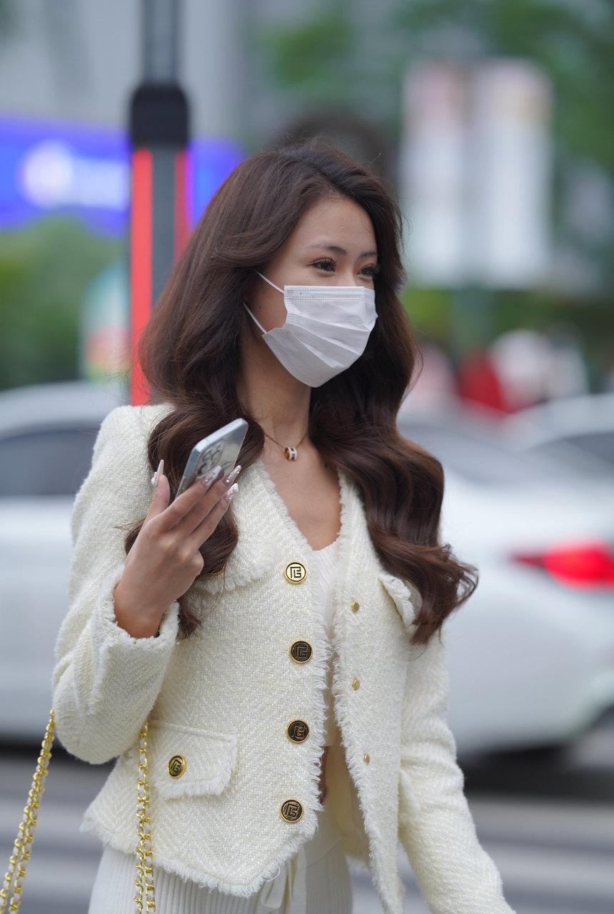 都市丽人白色短裙美女【83P-1.15G】