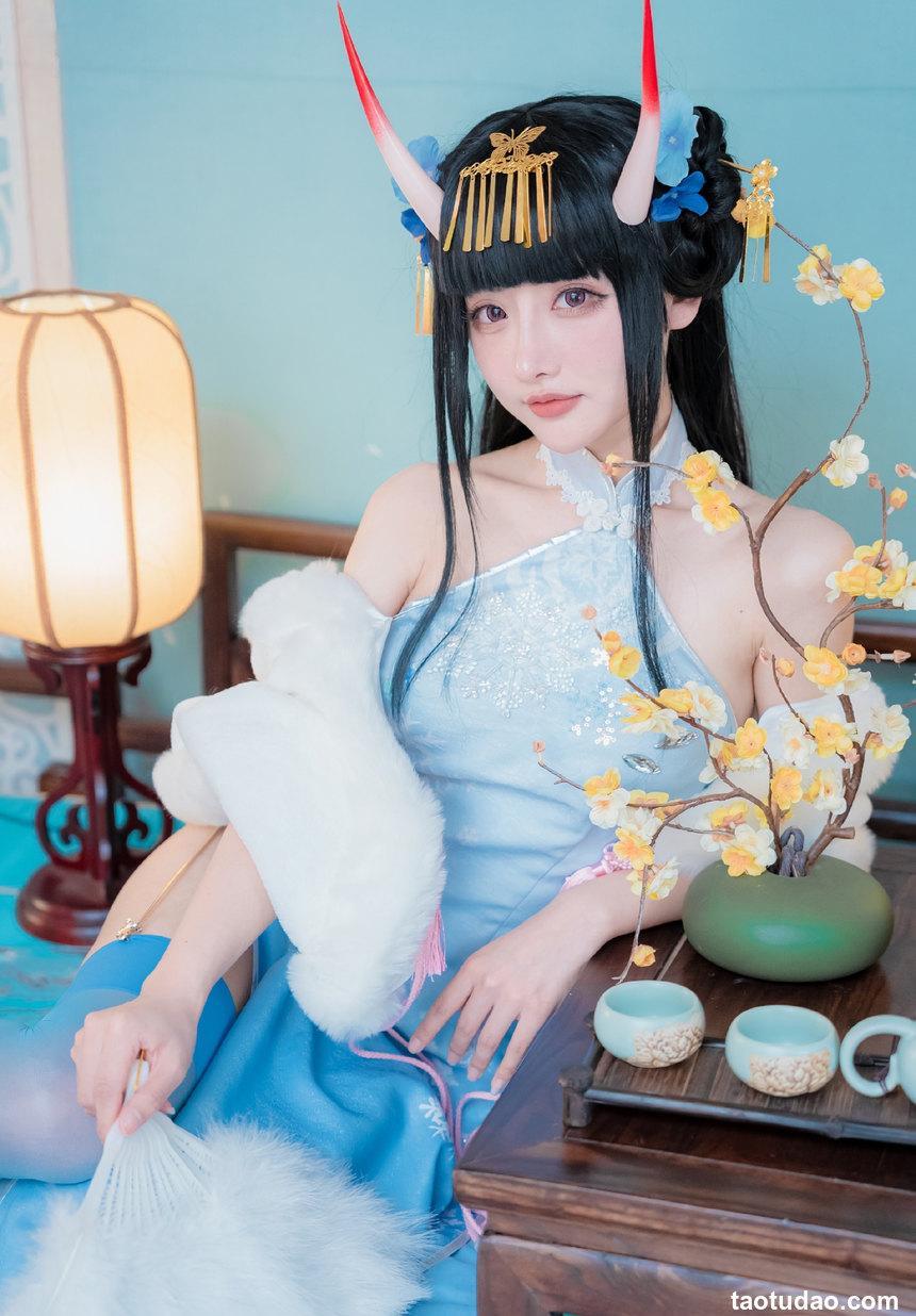 紫氯氯 - 能代 貅 旗袍 [18P-38MB]