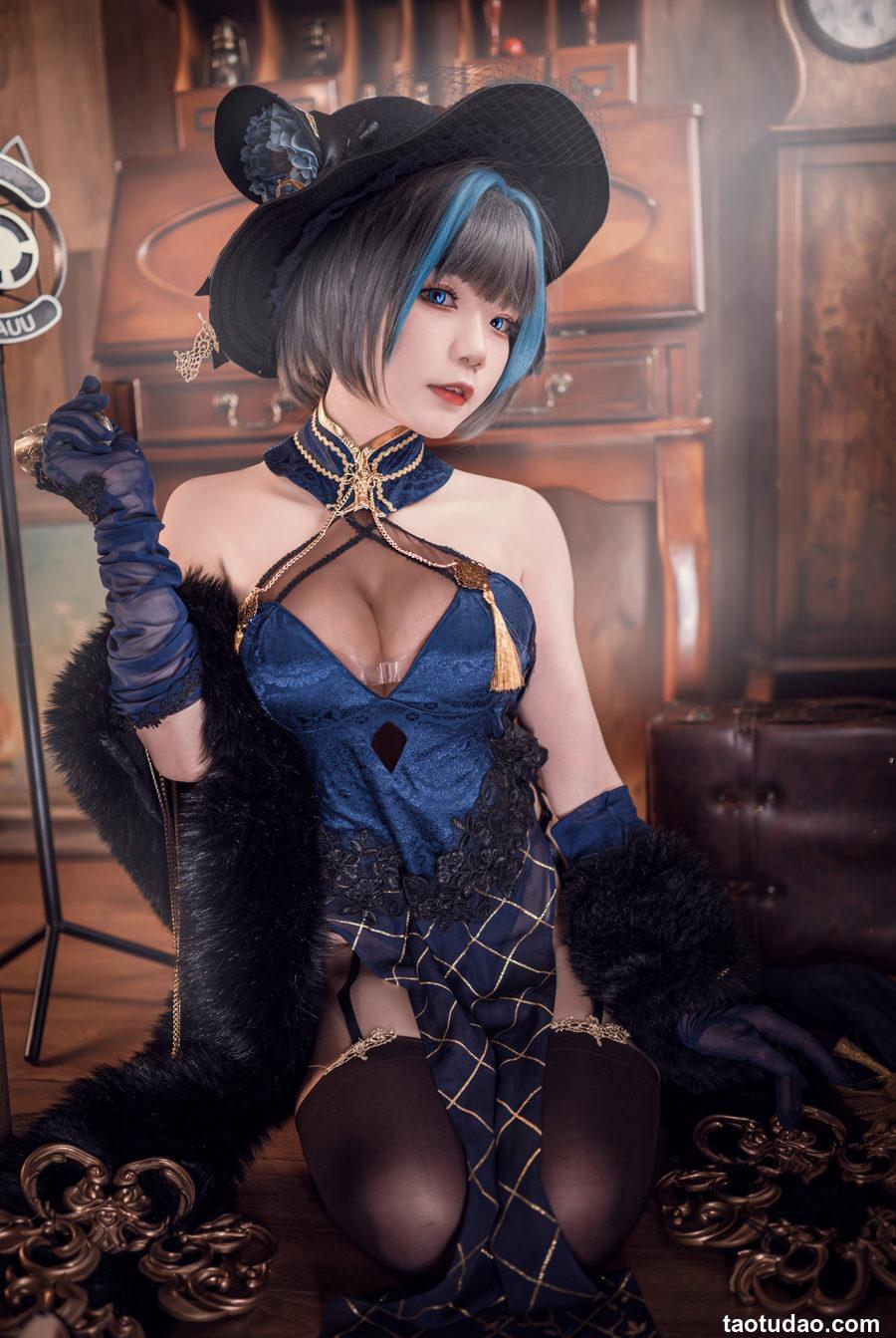 王胖胖u  - 柴郡旗袍 [19P-162MB]