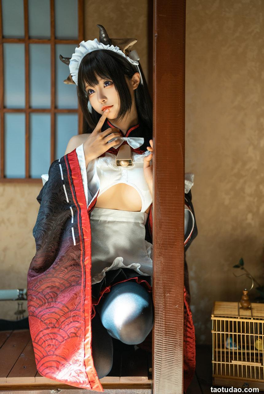 蠢沫沫 - NO.217 牛牛女仆 [15P-144MB]