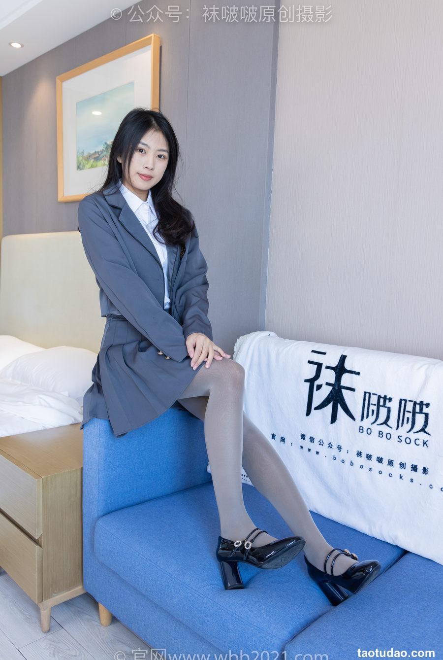 [BoBoSocks袜啵啵]NO.312 奶油-高跟鞋、黑丝打底、肉丝[160P+1V／6.67GB]