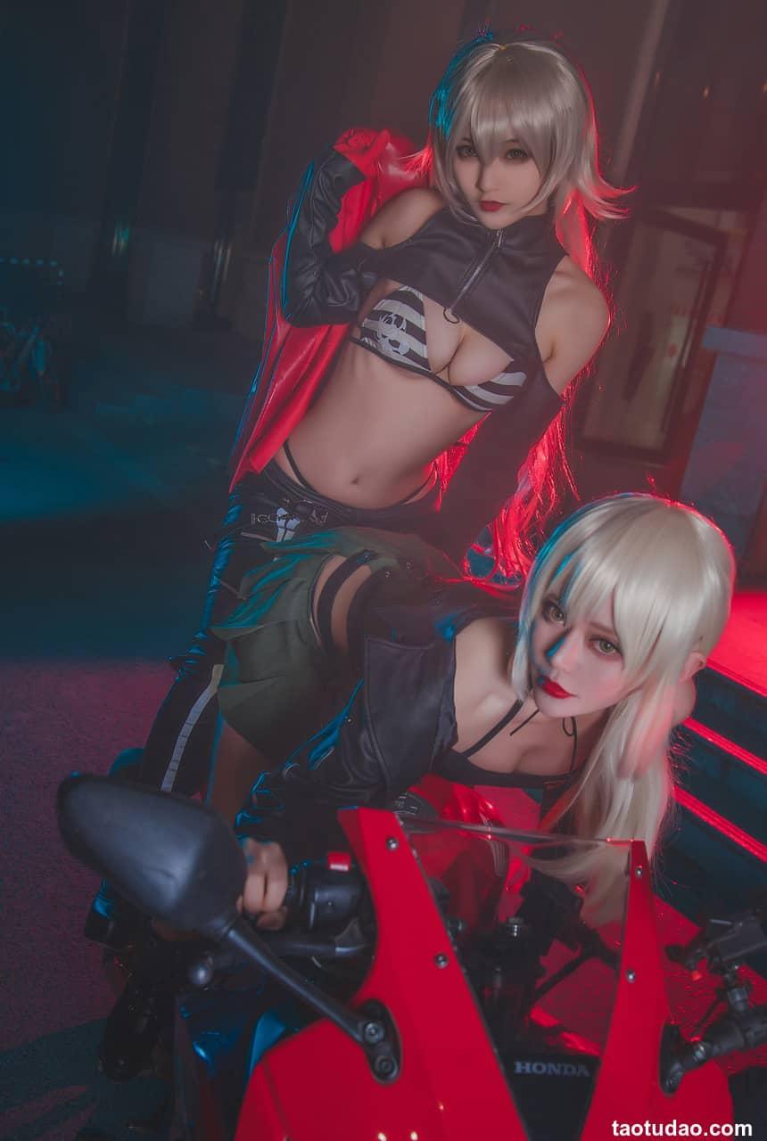 铁板烧鬼舞w -  NO.005 黑贞黑呆双人[23P-353.6M]