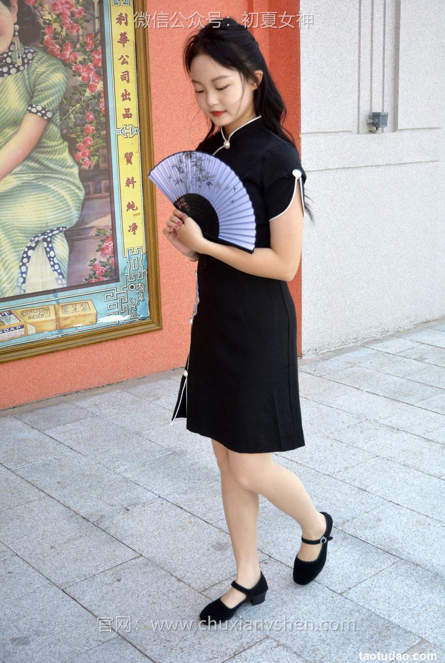 初夏女神 NO.088 双双 黑色旗袍[140P+1V／5.39GB]