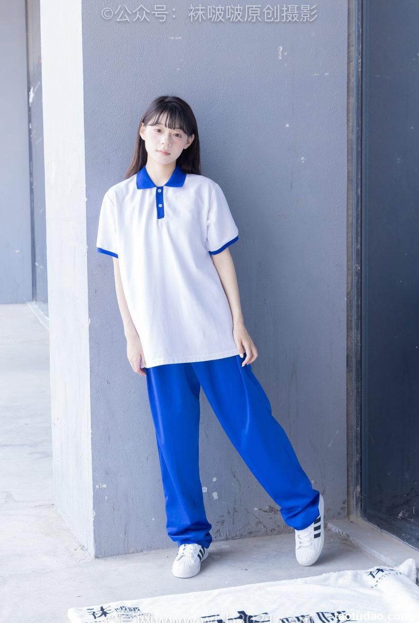 [BoBoSocks袜啵啵]NO.393 糯米-板鞋、白棉袜、裸足、校服[150P+1V／7.01GB]