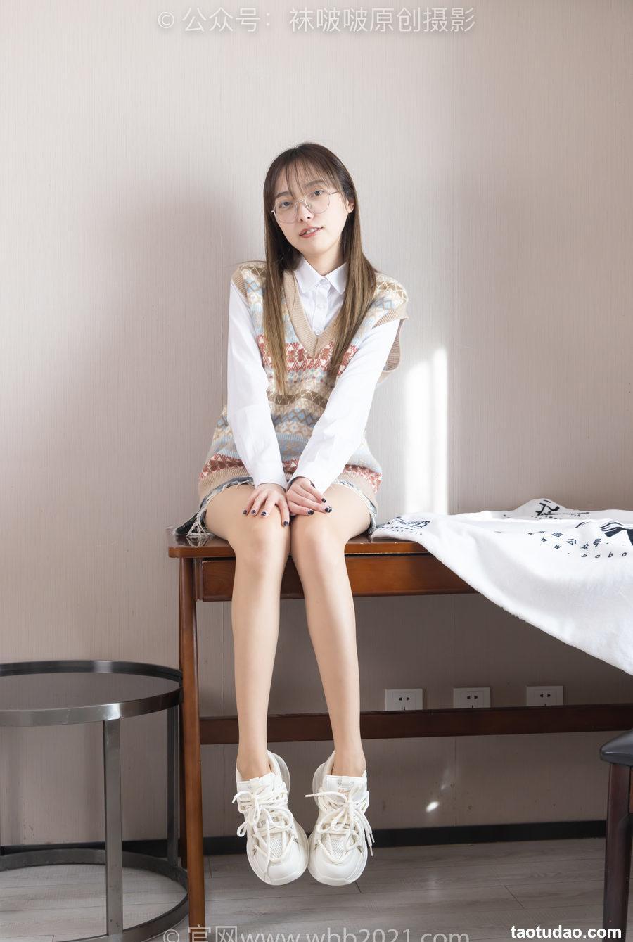 [BoBoSocks袜啵啵]NO.316 稚予-运动鞋、马丁靴、肉丝[160P+1V／6.36GB]