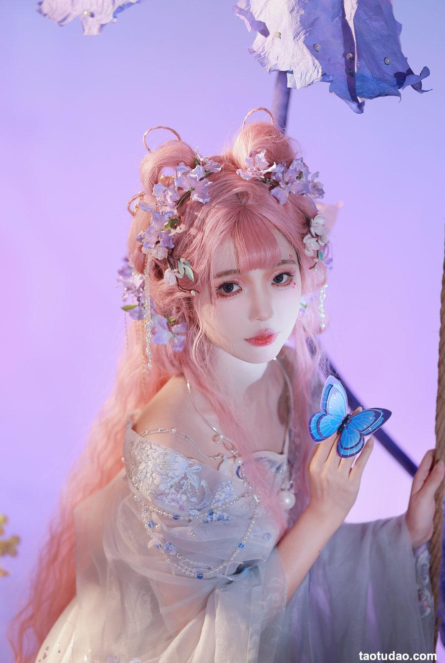 怀里猫ovo - NO.01 花月夜蝶梦 [21P-196MB]