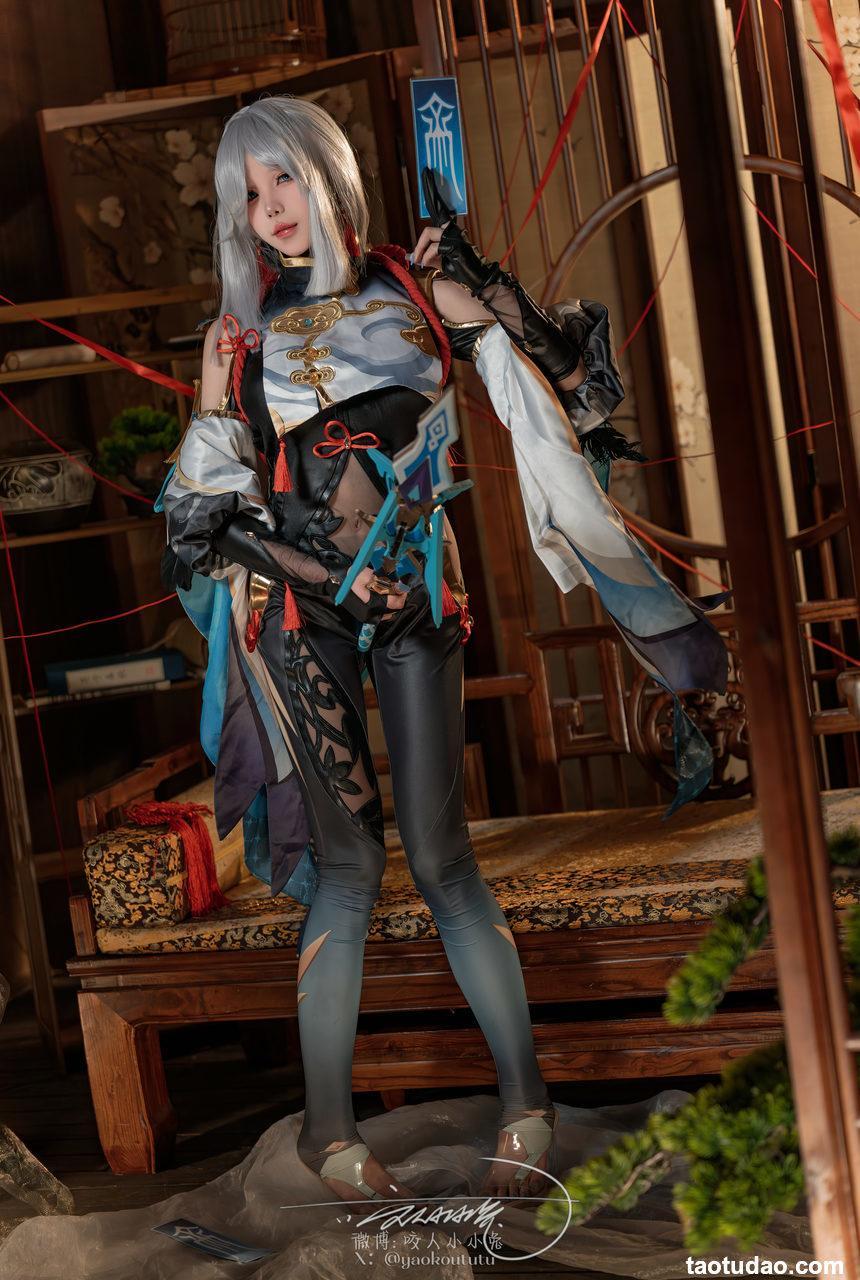 黏黏团子兔  4月作品『原神申鹤』 明枪 [73P1V-1.23GB]