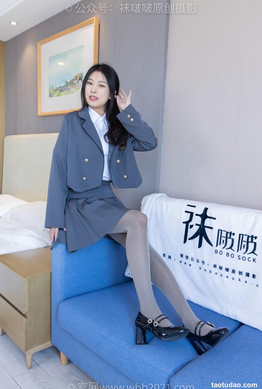 [BoBoSocks袜啵啵]NO.312 奶油-高跟鞋、黑丝打底、肉丝[160P+1V／6.67GB]