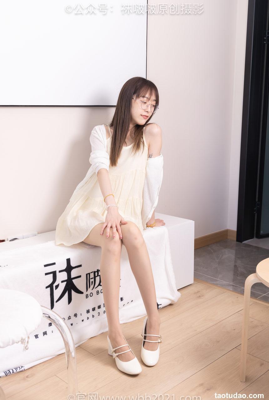 [BoBoSocks袜啵啵]NO.391 稚予-两双高跟鞋、肉丝、油亮白丝、裸足[145P+1V／6.56GB]