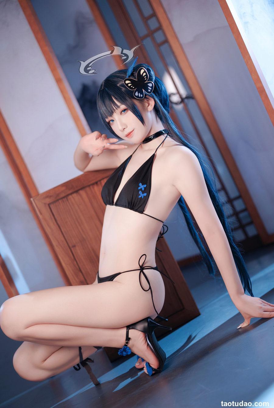 封疆疆v - NO.24 碧蓝档案 妃咲 泳装 [30P-266MB]