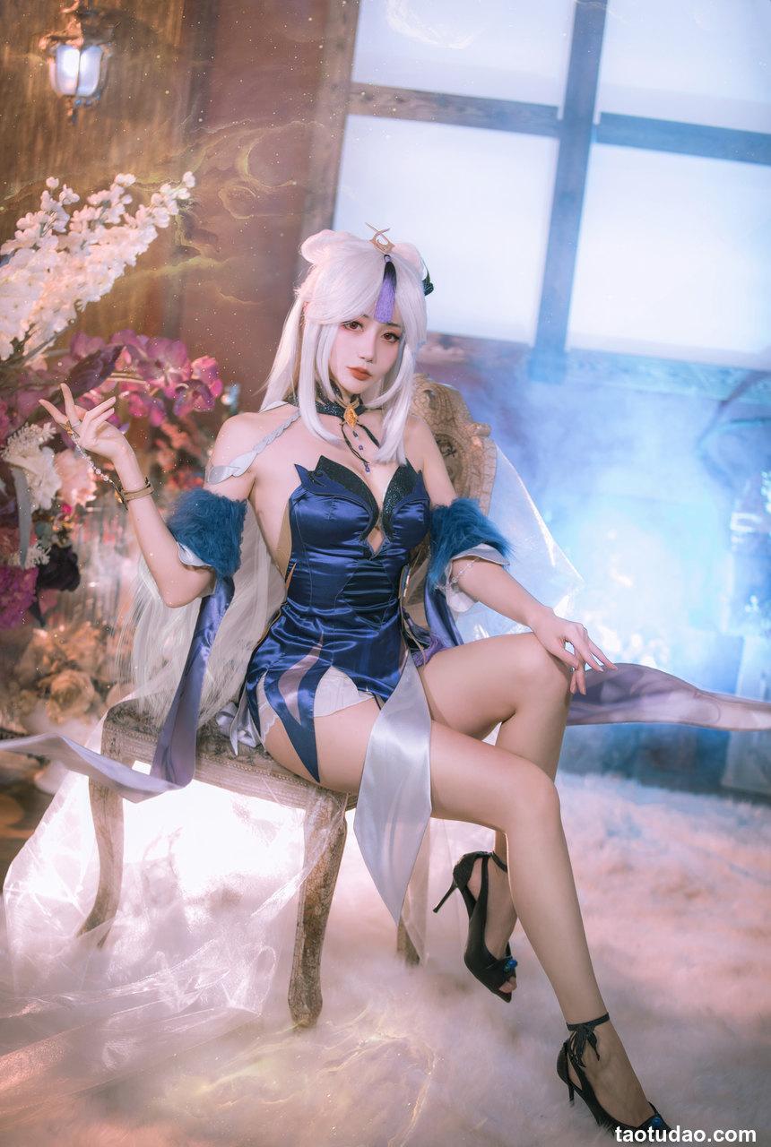 如月灰 - NO.26 原神 凝光 纱中幽兰 [11P-141MB]