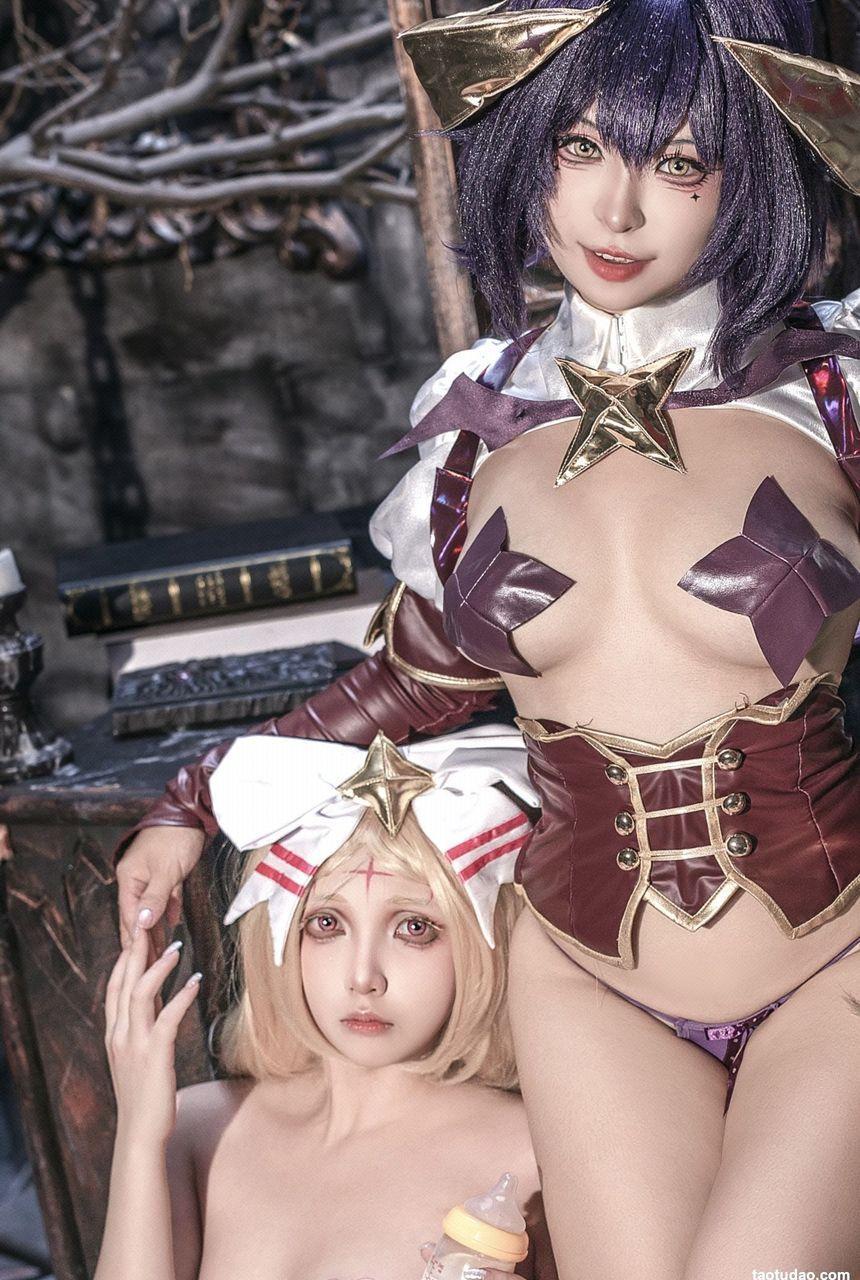 小和甜酒&橙风千雅-魔法少女双人-柊舞缇娜&爱丽丝[55P+7V-439MB]