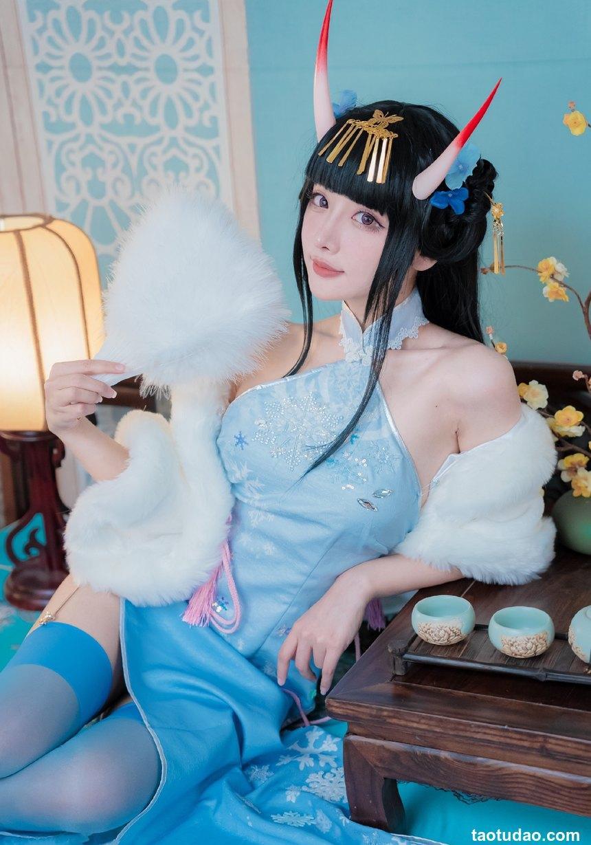 紫氯氯 - 能代 貅 旗袍 [18P-38MB]