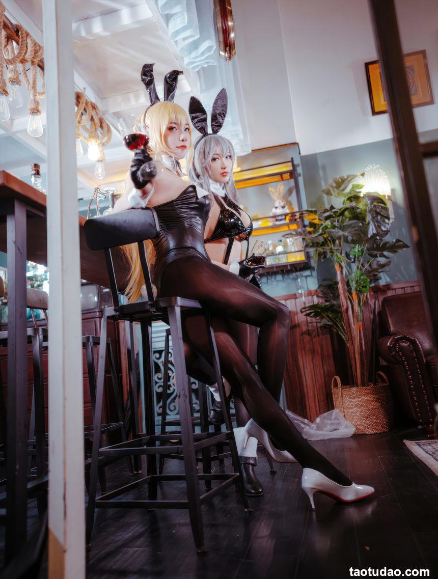 刺青Poi&隼隼子 碧蓝航线 北卡罗来纳 华盛顿 兔女郎 [40P-295MB]