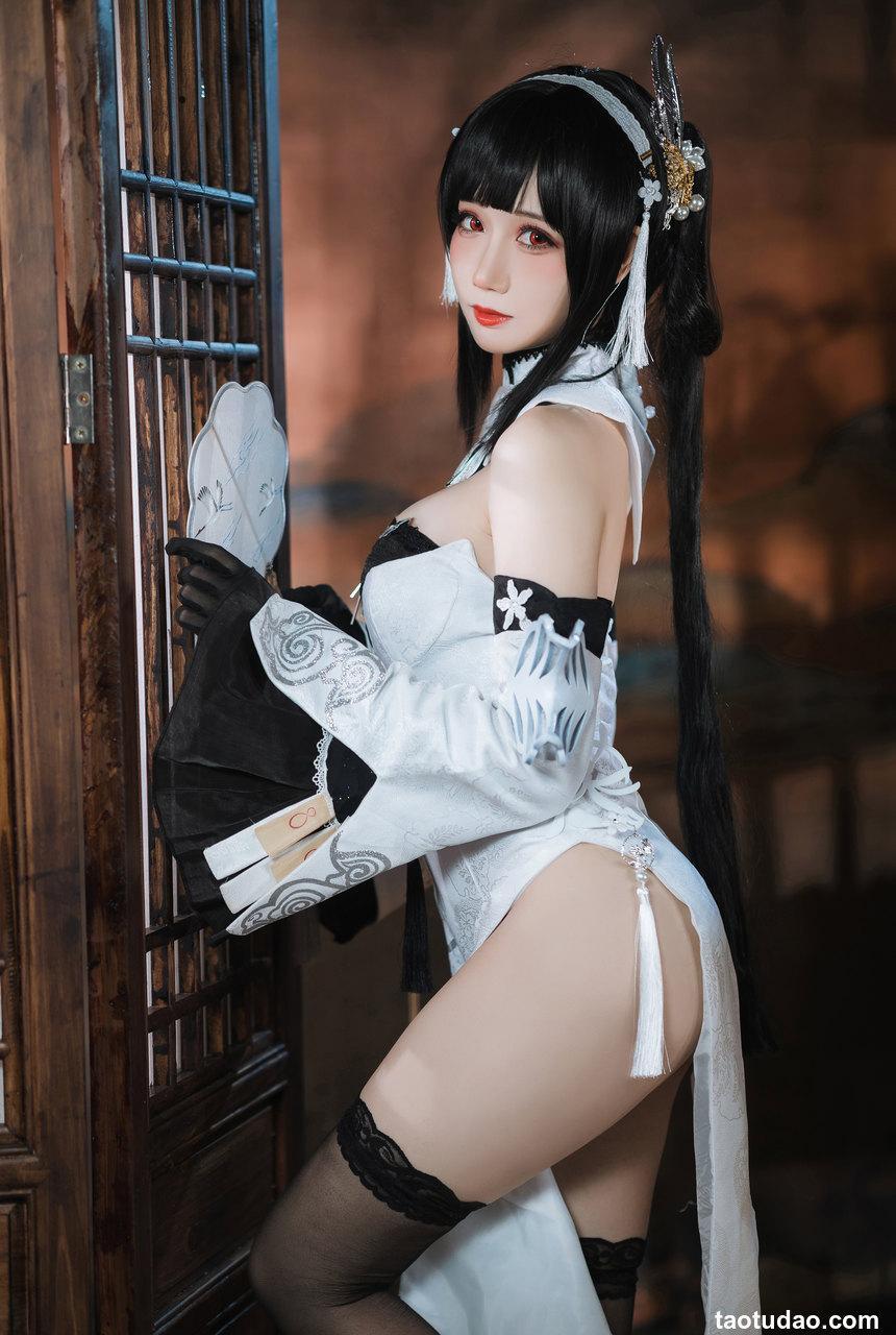 焖焖碳 -  碧蓝航线 鎮海 白黑礼服 [23P-182MB]