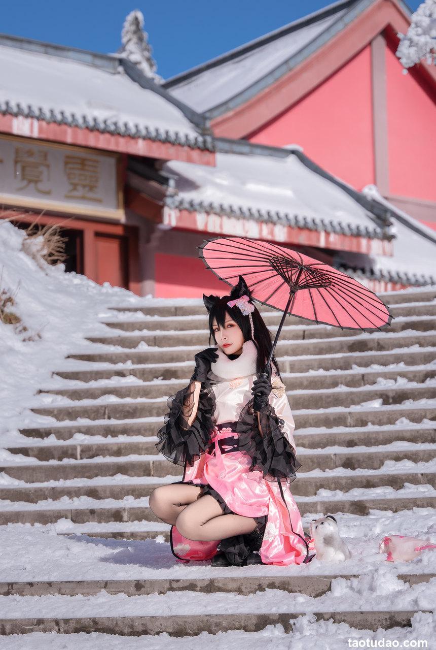 Neko-薇薇  - 爱宕和服[45P／453MB]