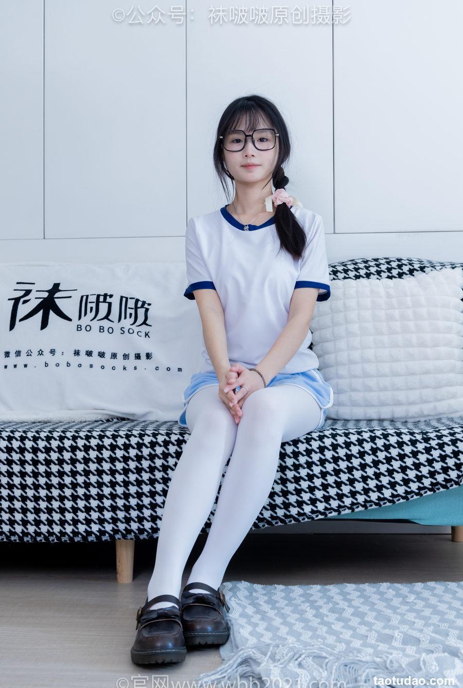 [BoBoSocks袜啵啵]NO.325 甜甜圈-皮鞋、厚白丝[145P+1V／6.81GB]