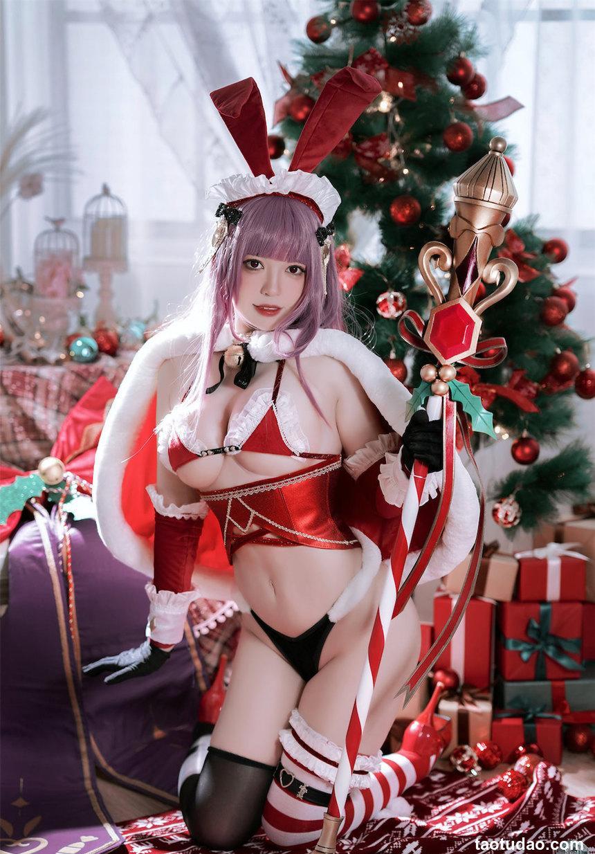 半半子 - 兔子圣诞节 Christmas Bunny Aike [41P-457MB]