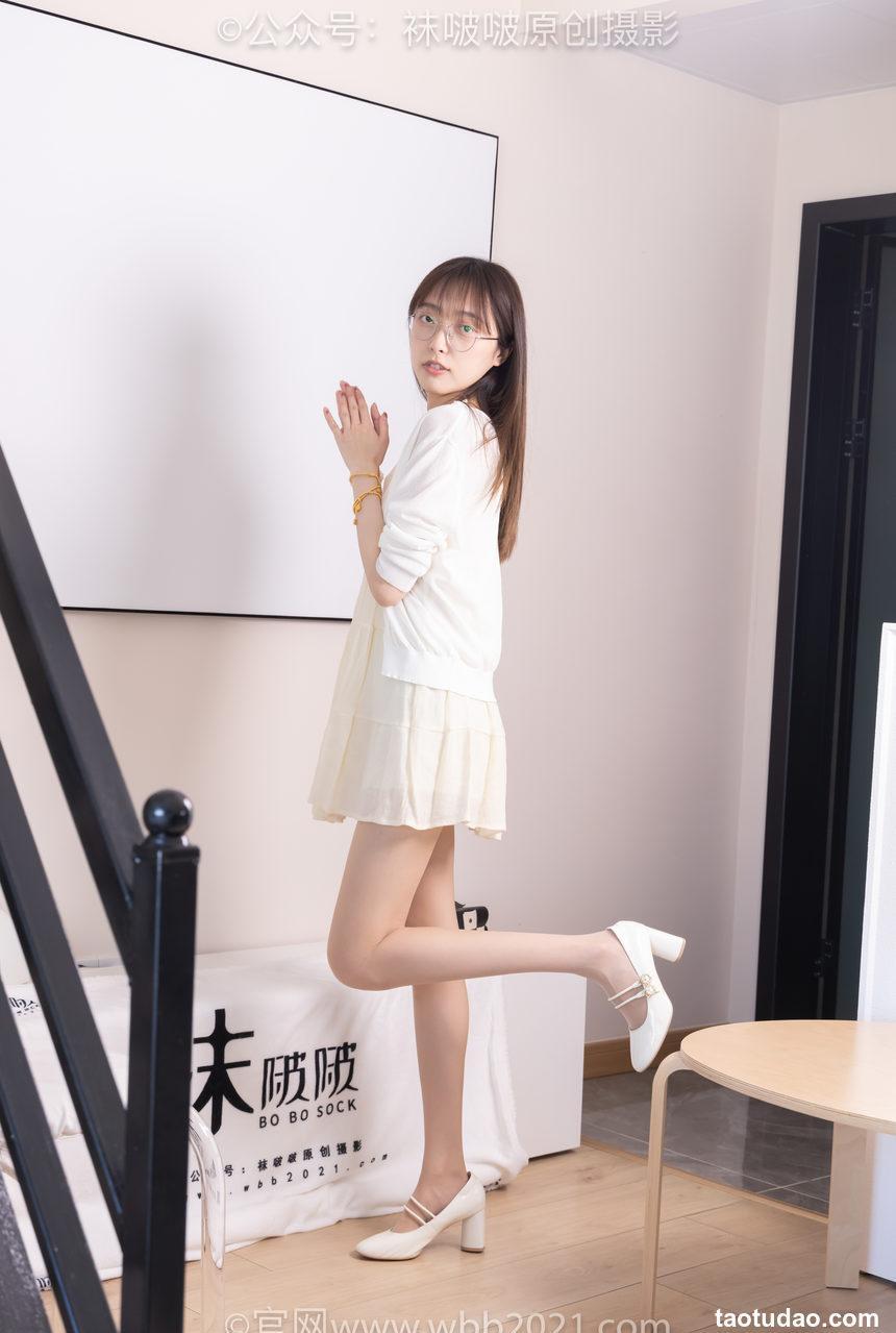 [BoBoSocks袜啵啵]NO.391 稚予-两双高跟鞋、肉丝、油亮白丝、裸足[145P+1V／6.56GB]