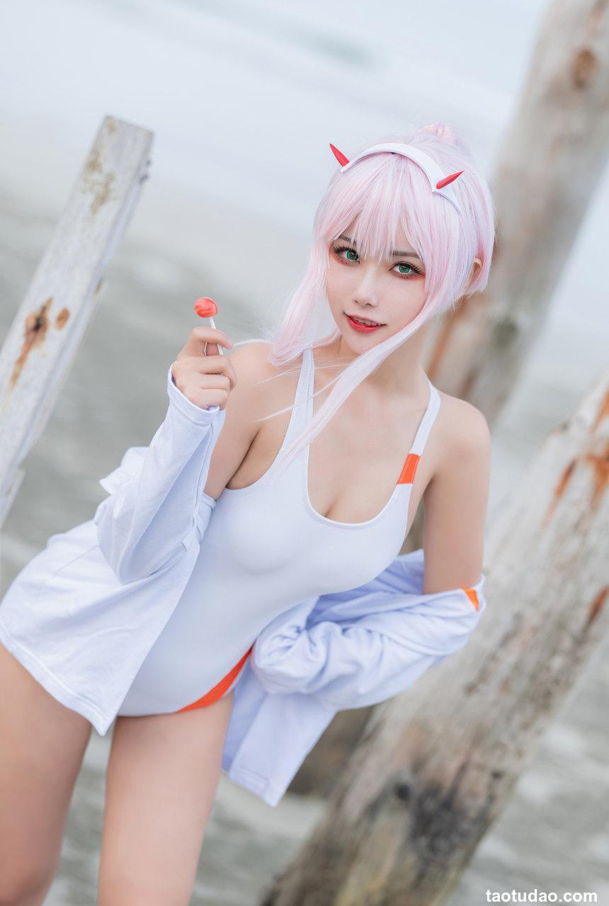 Momoko葵葵 - DARLING in the FRANXX 02 泳装 兔女郎&花嫁 [61P-858MB]