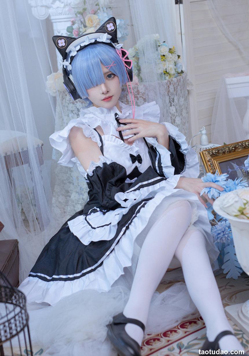 腥味猫罐 - REM蕾姆 [12P-76MB]