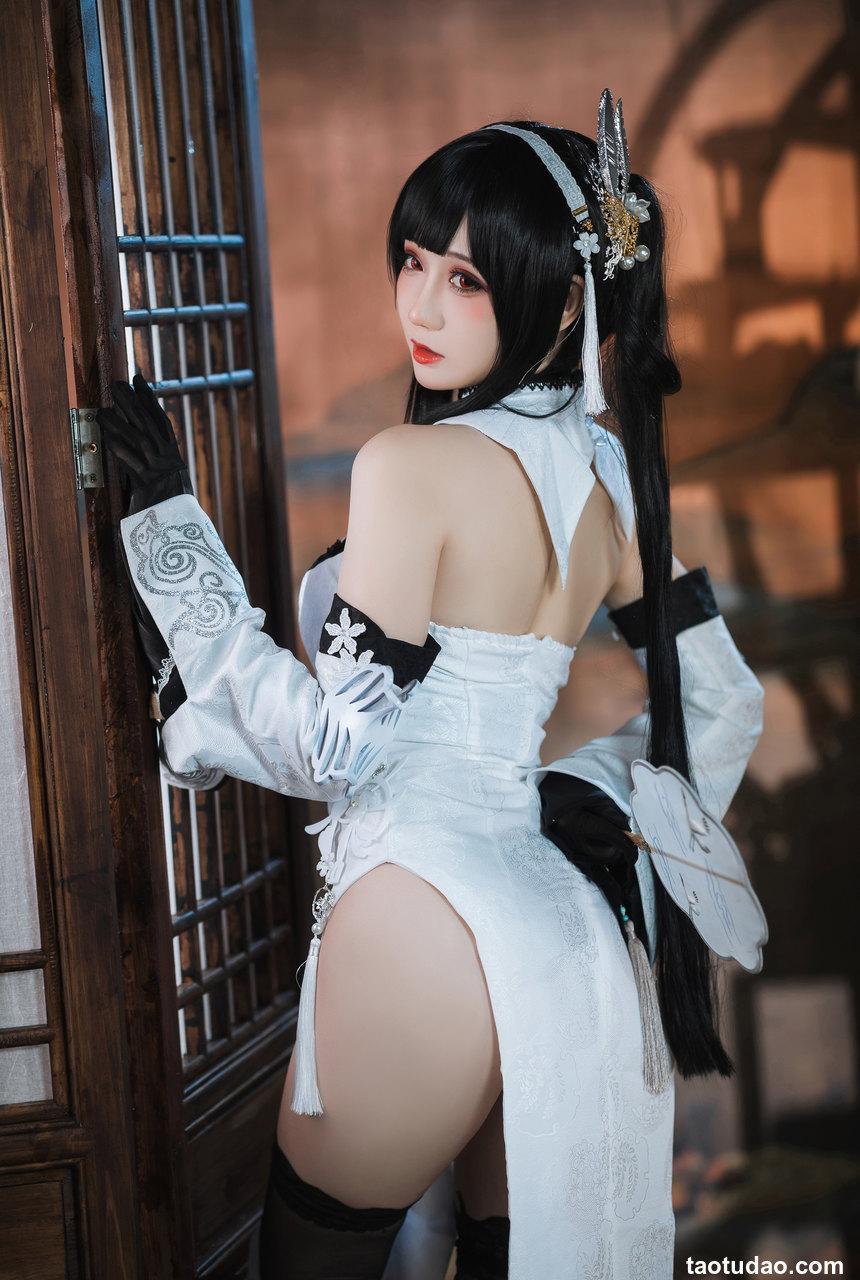 焖焖碳 -  碧蓝航线 鎮海 白黑礼服 [23P-182MB]