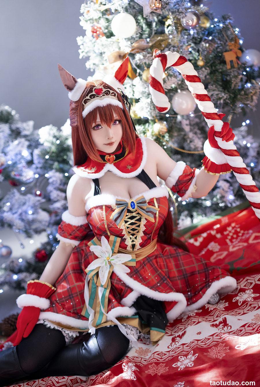 星之迟迟 2023-12月计划A 赛马娘-大和赤骥 圣诞衣装 [47P-330MB]