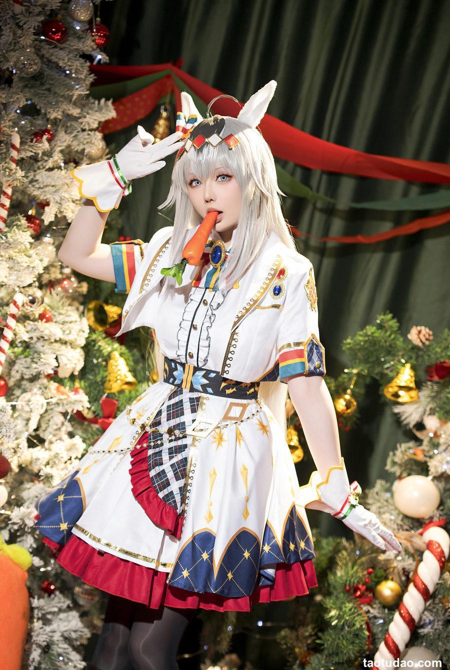星之迟迟 2023-12月计划赠品 赛马娘-小栗帽 圣诞衣装 [48P-349MB]
