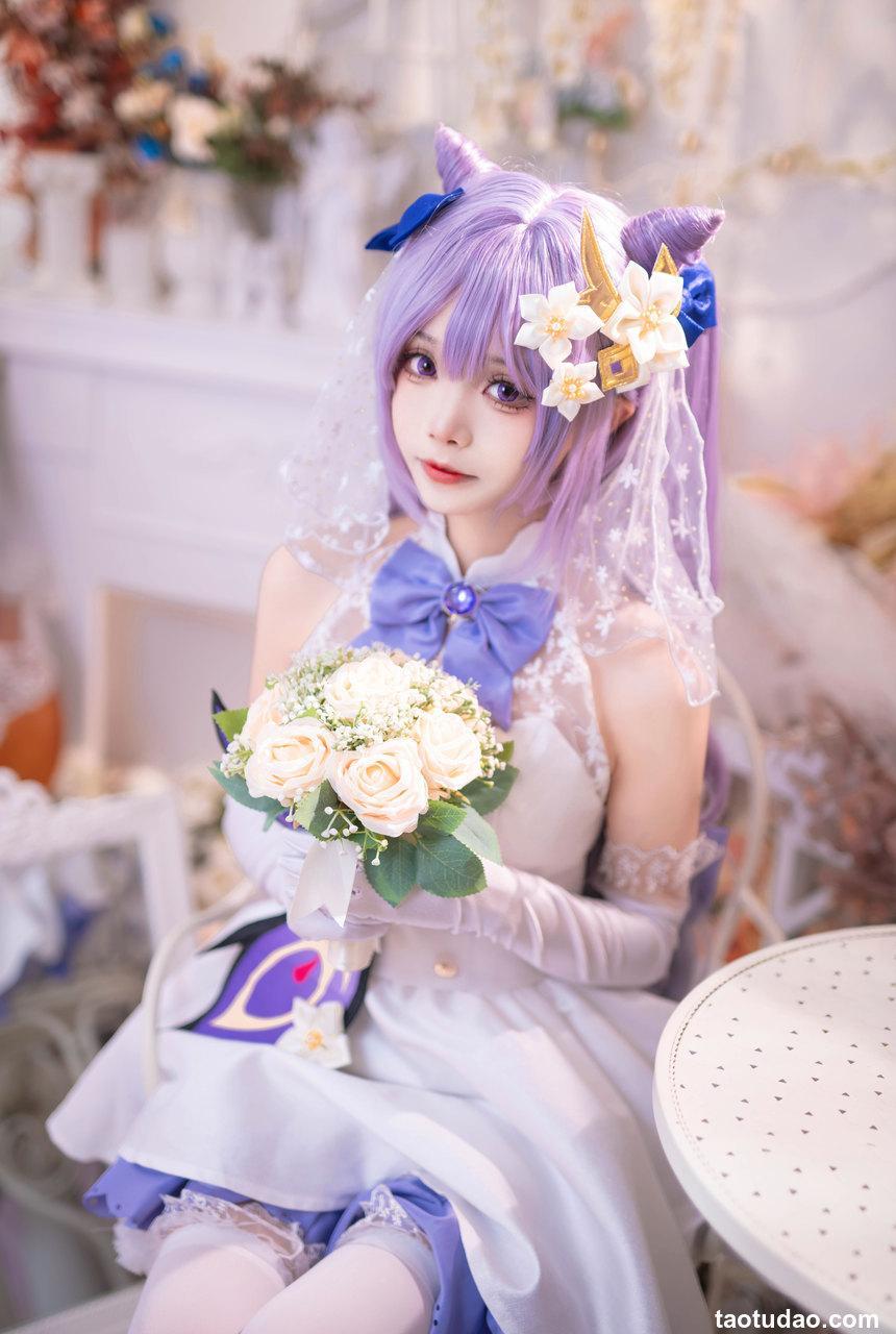 艾西aiwest - NO.02 刻晴花嫁 [40P-545MB]