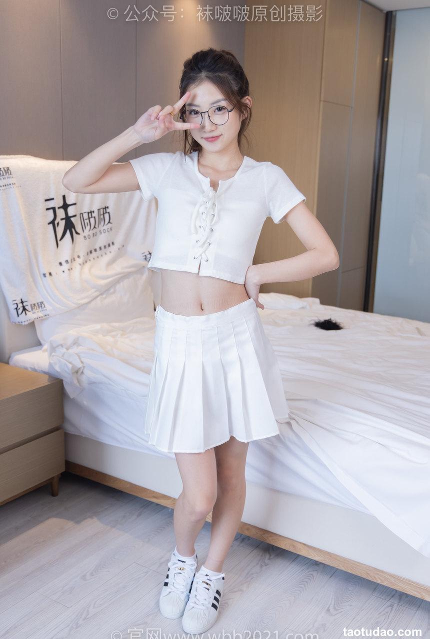 [BoBoSocks袜啵啵]NO.258 小沫-贝壳头板鞋、白棉袜[149P+1V／5.54GB]