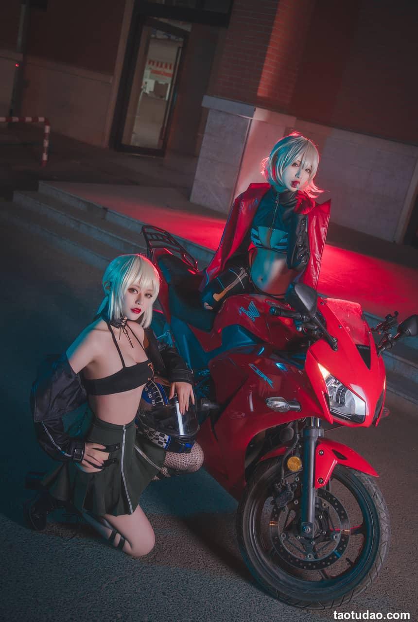 铁板烧鬼舞w -  NO.005 黑贞黑呆双人[23P-353.6M]