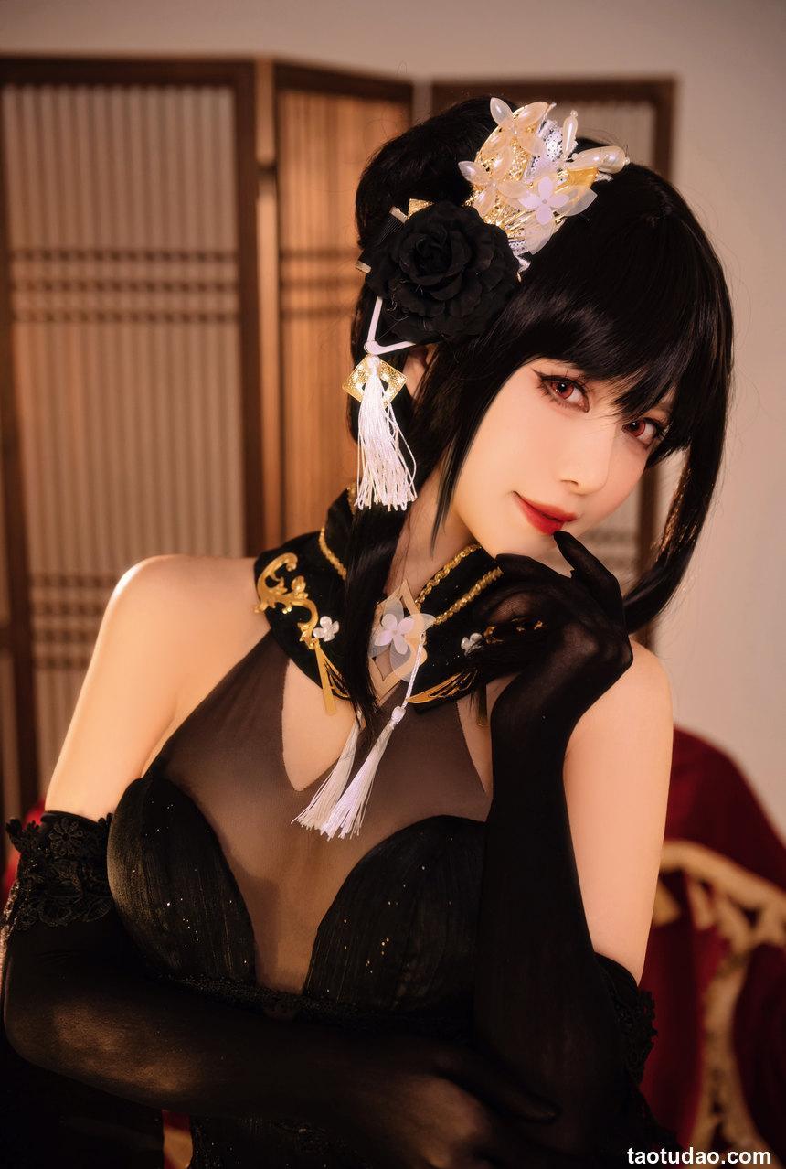 shika小鹿鹿 - NO.92 碧蓝航线镇海 奇奢花苑 [28P-182MB]