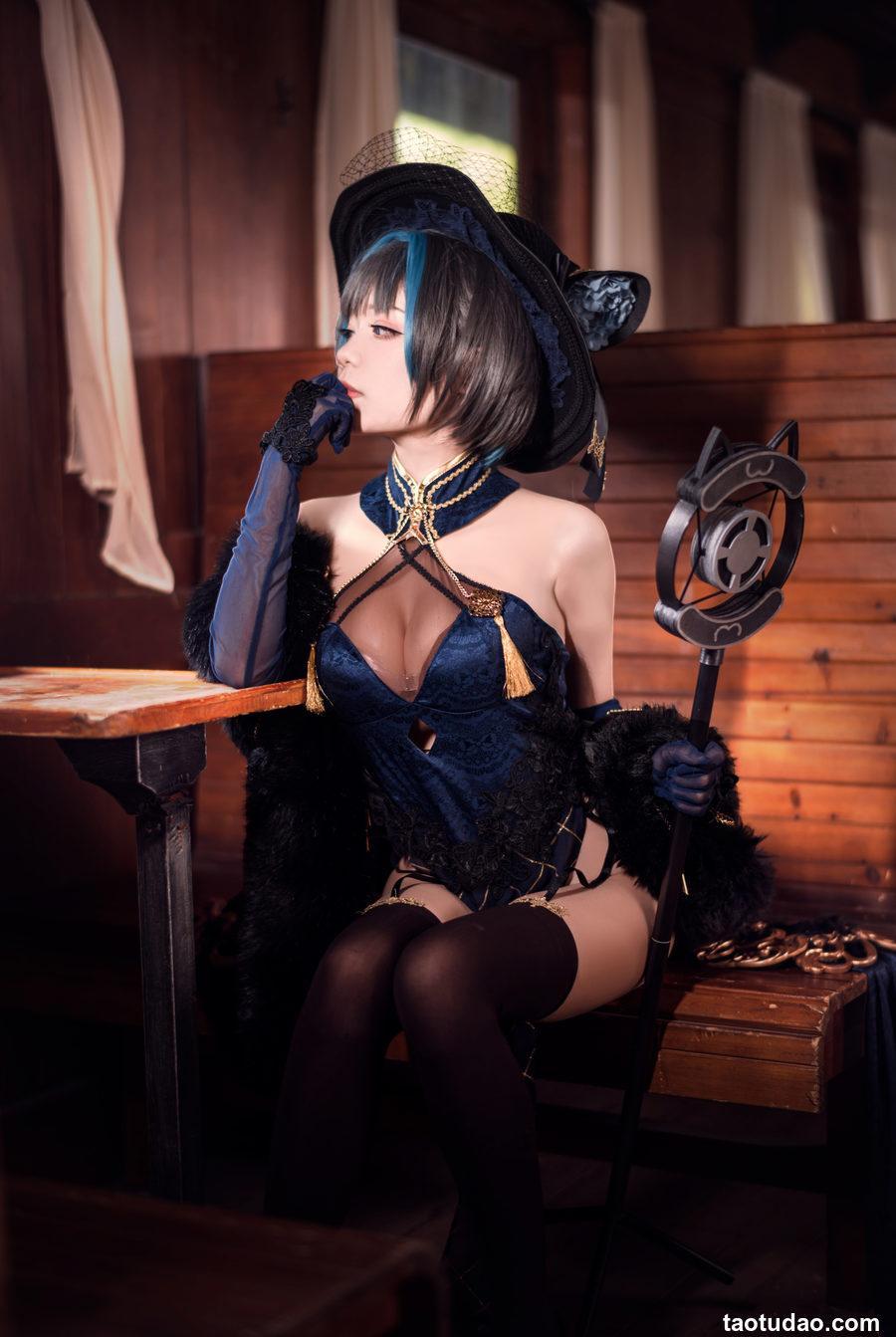 王胖胖u  - 柴郡旗袍 [19P-162MB]