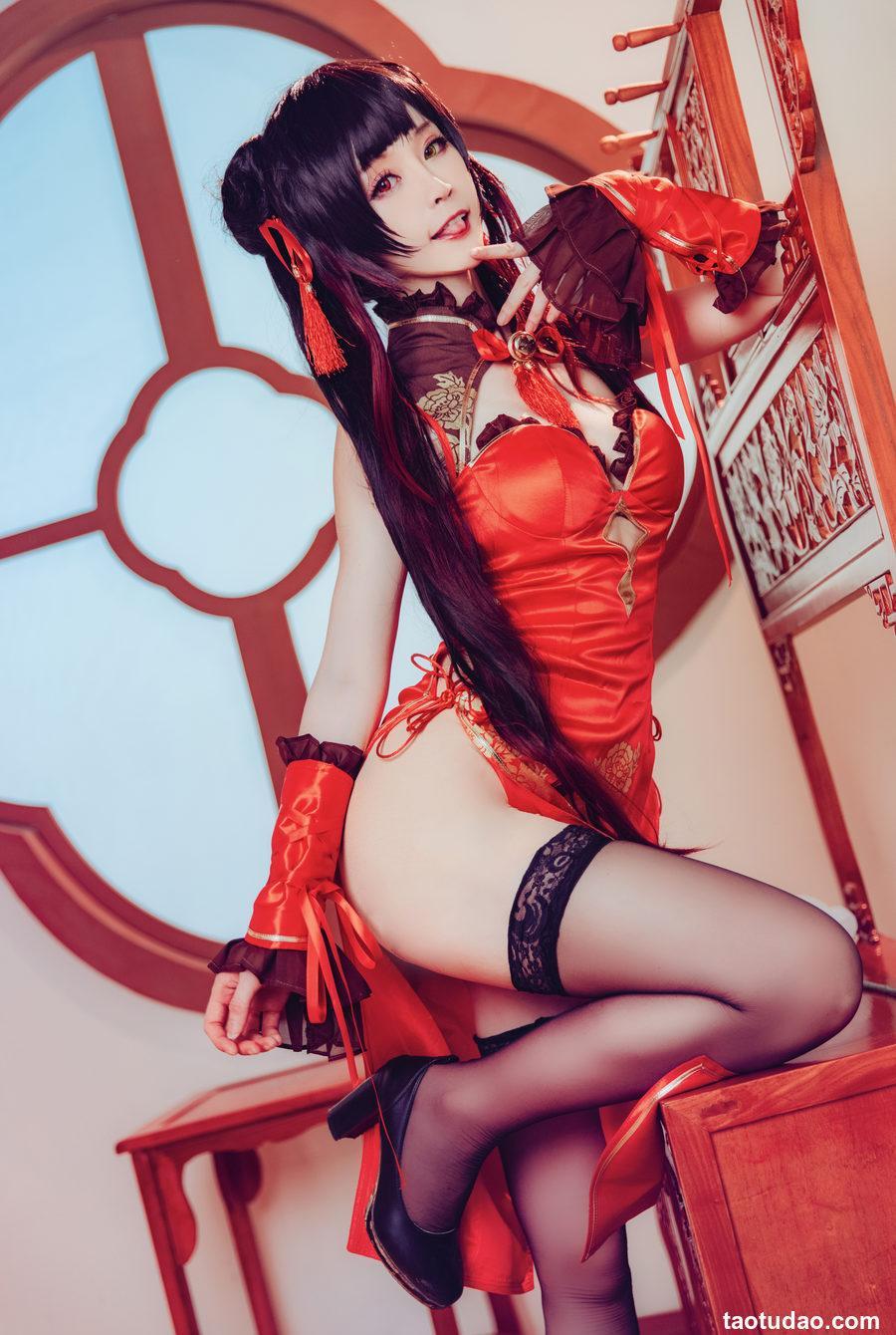 yui金鱼 NO.013 时崎狂三 旗袍 [8P-106MB]