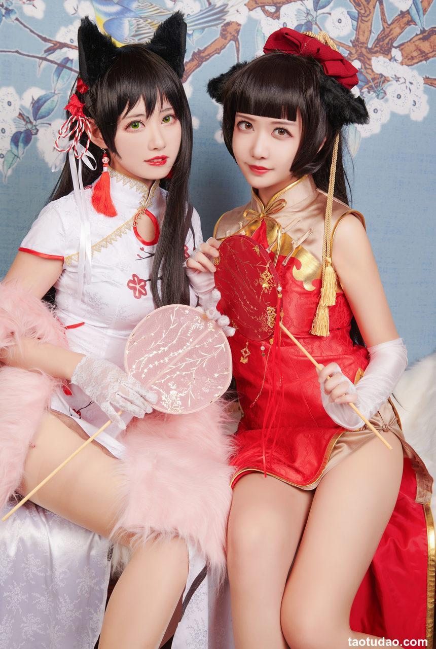 源纱希喵喵喵 - NO.004 &Meiyi_烛墨 犬獒旗袍[12P]